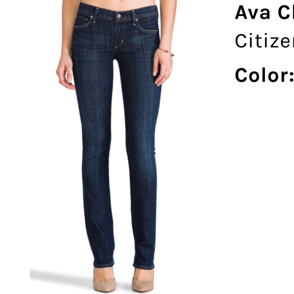 NWT Citizens of Humanity Ava Classic Straight Leg Jeans